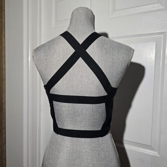 TIBI patchwork Raffia Tank Top - Picture 4 of 6